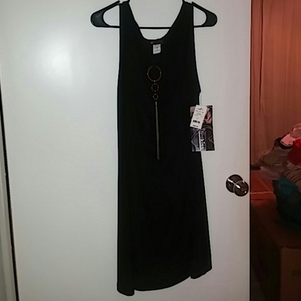 NWT black dress, size L